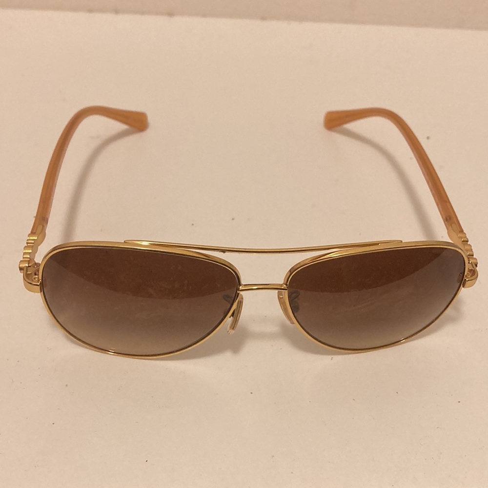 Gold/amber coach sunglasses - Picture 3 of 4